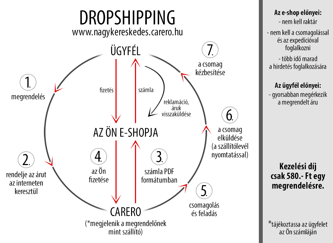 Dropshipping HU - infografika